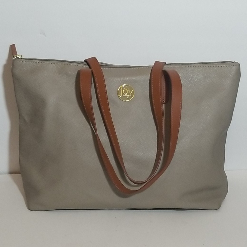 Joy Mangano Leather Tote Gem